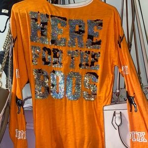 Pink bling long sleeve